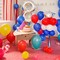 Red White Blue Balloons - 12 Inch Patriotic Tri-Color Latex Balloons